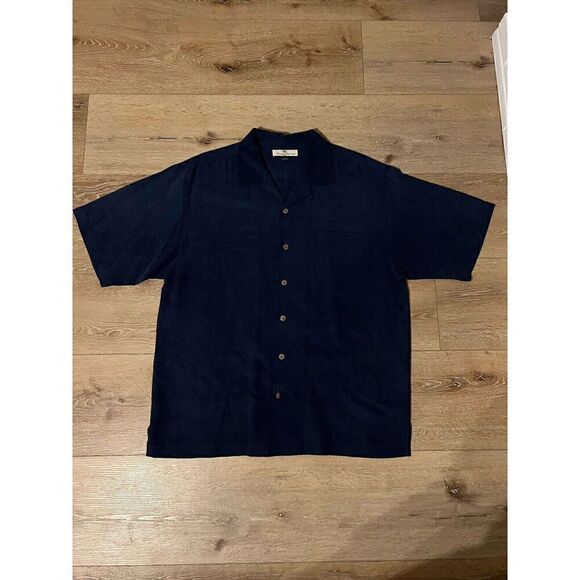 Tommy Bahama Holiday Survival Kit 2004 Fits The Bill Embroidered Silk size L Vtg - Picture 1 of 4